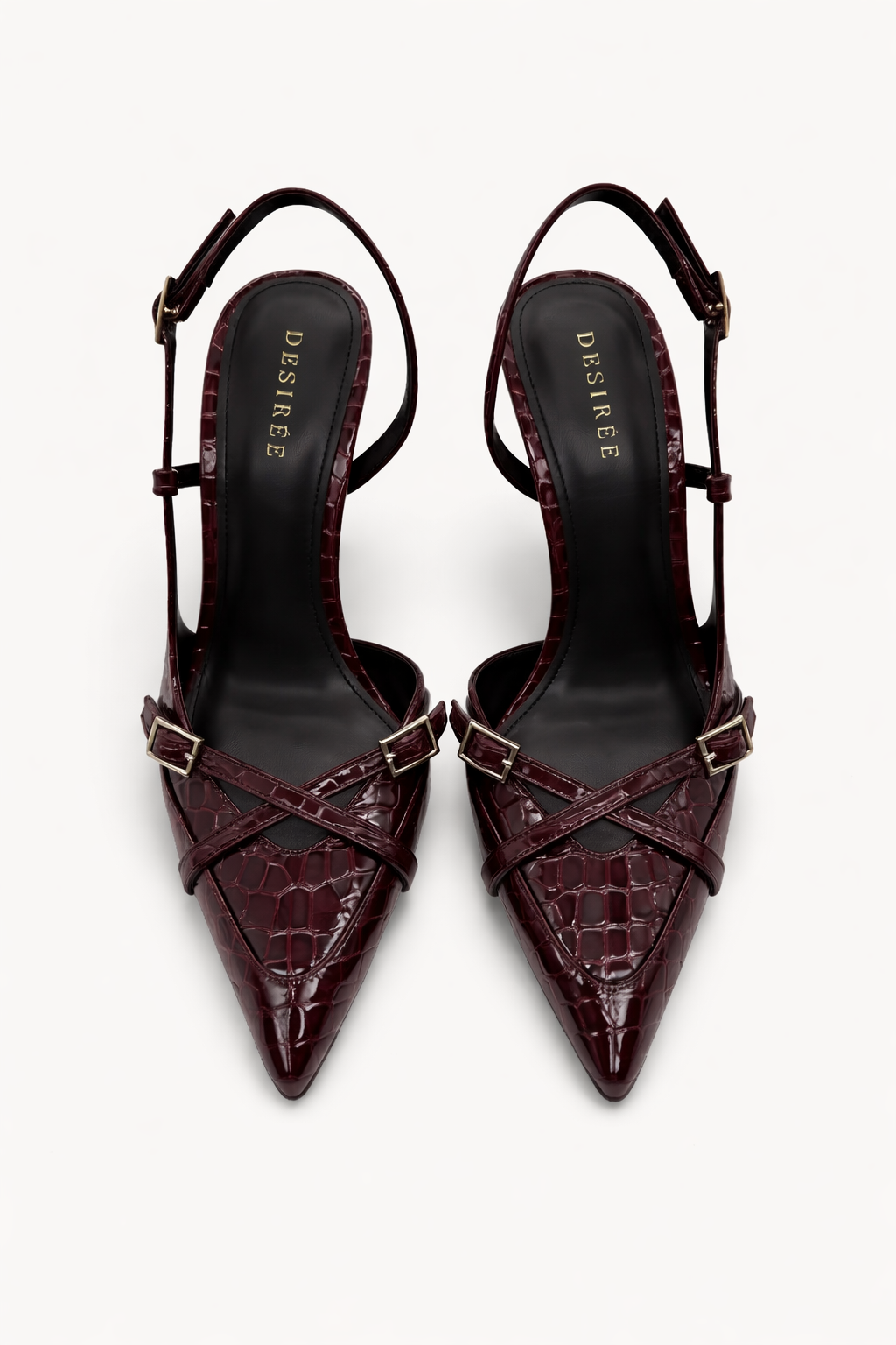 Amara Heels – Burgundy
